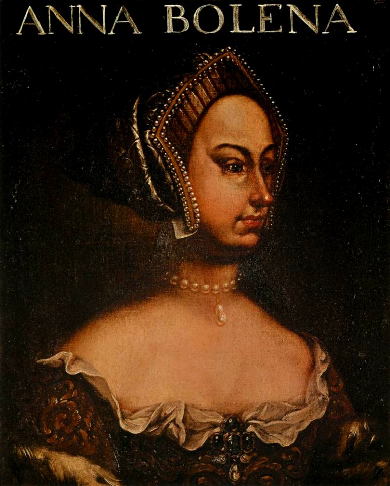 17th-century unknown painters - Portrait of Anne Boleyn - WGA23961