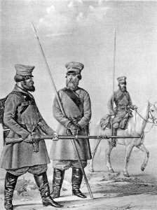 18 2531 Book illustrations of Historical description of the clothes and weapons of Russian troops. Free illustration for personal and commercial use.