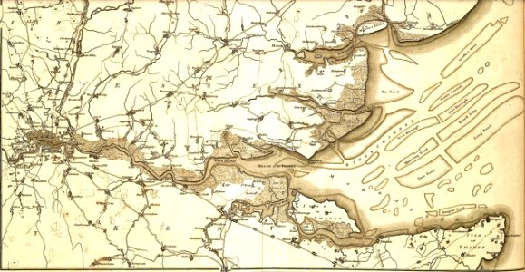 1796 Thames marshes