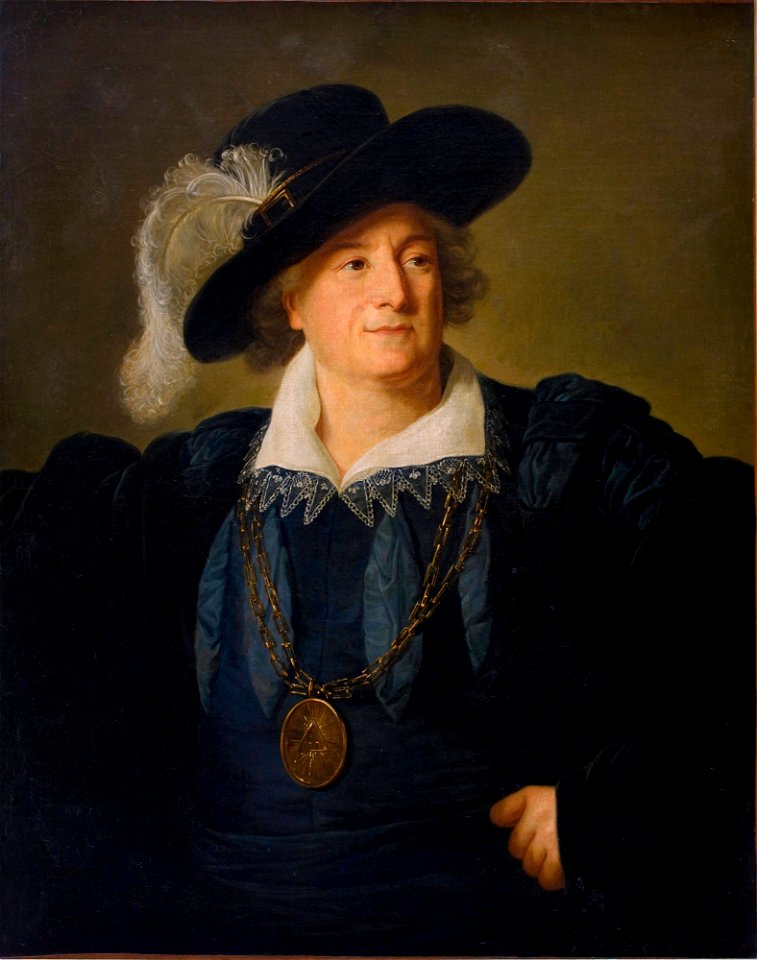 Élisabeth Vigée-Lebrun - Portret Stanisława Augusta Poniatowskiego w stroju à la Henryk IV