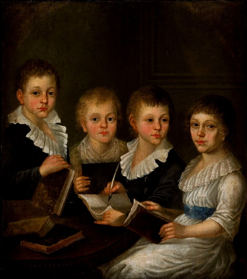 Portret Leona, Rozalii, Adama i Heleny Siedliskich 1798