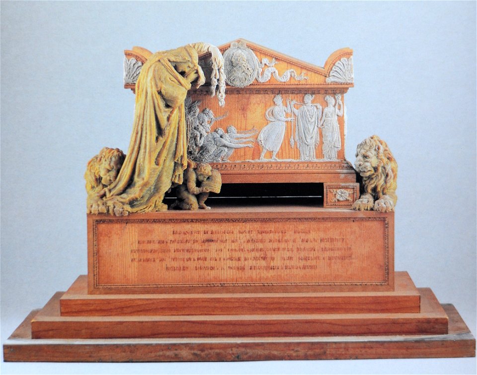 1799.Canova. Bozzetto per il monumento a Francesco Pesaro. Venezia Museo Correr