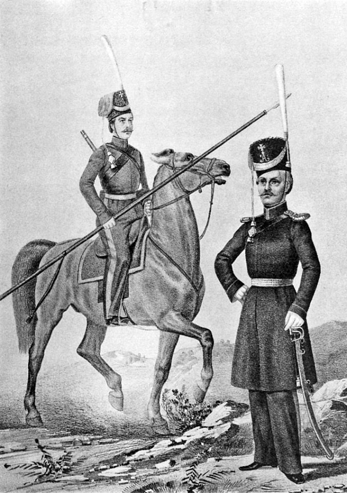 18 2530 Book illustrations of Historical description of the clothes and weapons of Russian troops