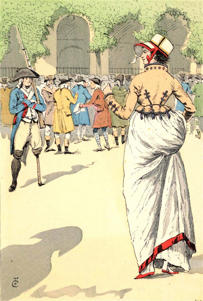 Stock-jobbing in the Palais-Royal, Year VII - 1799