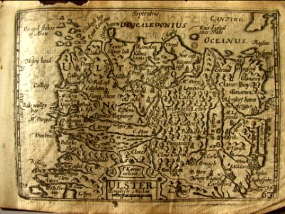 17th Century map of Ulster