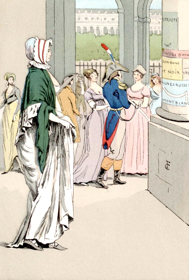 In the gallery of the Palais-Royal, Year VIII - 1800
