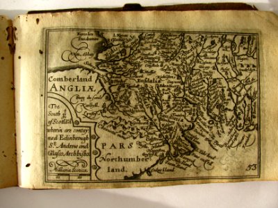 17th Century map of Southern Scotland