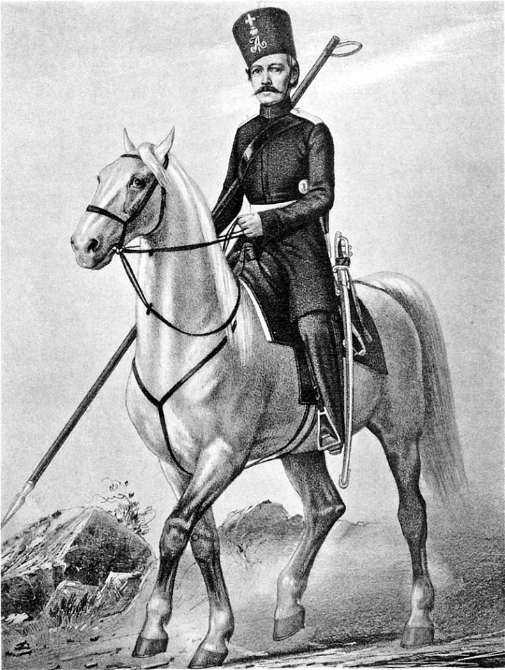 18 2536 Book illustrations of Historical description of the clothes and weapons of Russian troops