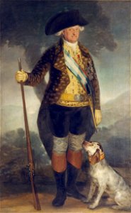 Carlos IV vestido de cazador