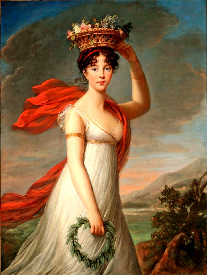 Vigee-Lebrun–Julie-Lebrun-as-Flora