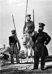 18 2533 Book illustrations of Historical description of the clothes and weapons of Russian troops