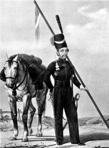 18 2558 Book illustrations of Historical description of the clothes and weapons of Russian troops