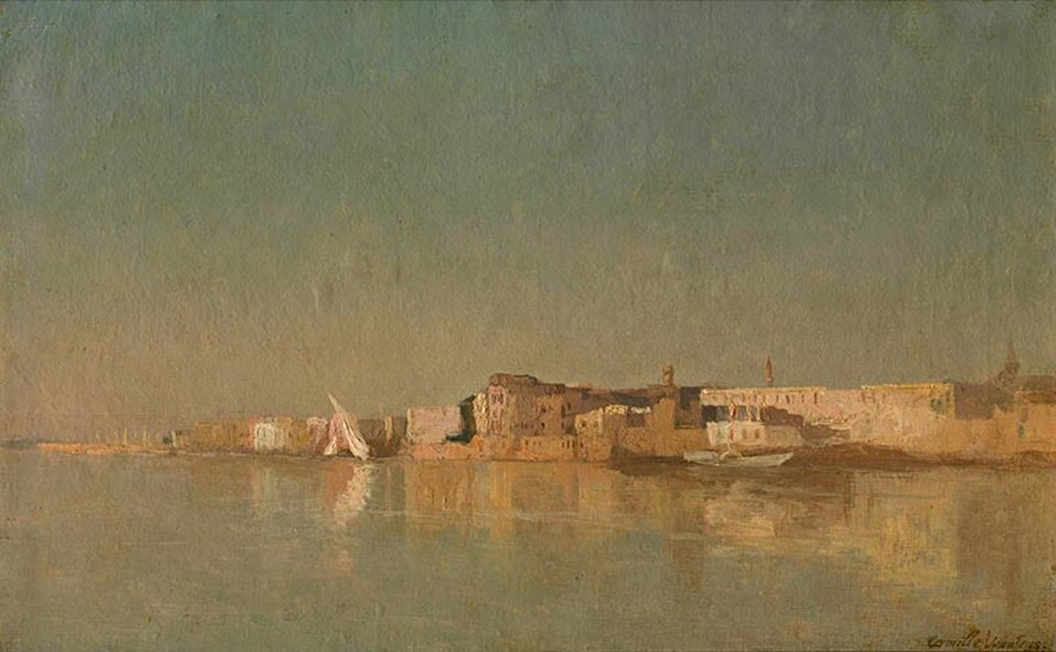 Emile Wauters - View of Cairo
