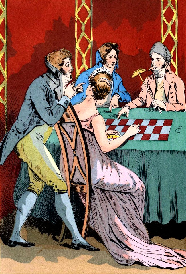 A Gambling Hell in the Palais-Royal, Year VIII - 1800