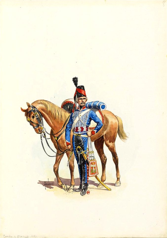 1801 - Cavalier du 1er Hussard (8)