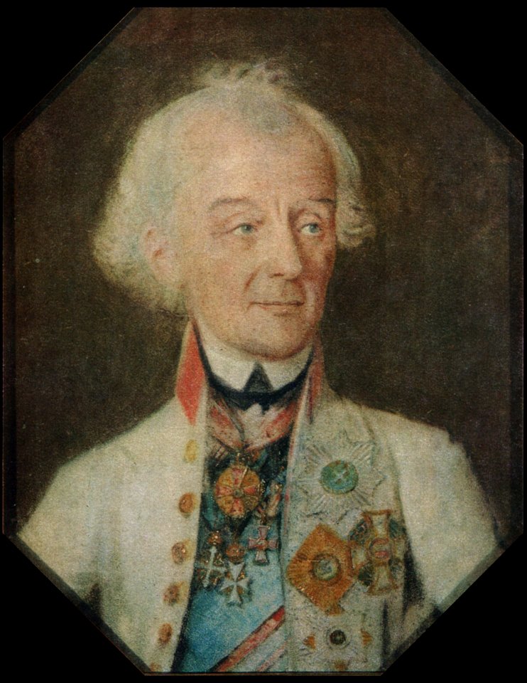 Portrait of Alexander Suvorov by J H Schmidt 1800