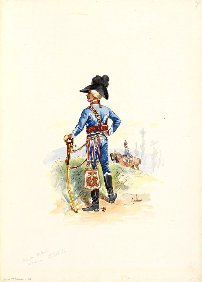 1801 - Officier du 1er hussard (7)