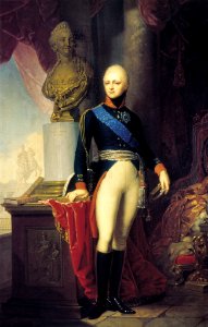 Grand Duke Alexander Pavlovich by V.Borovikovsky (1800, Russian museum)