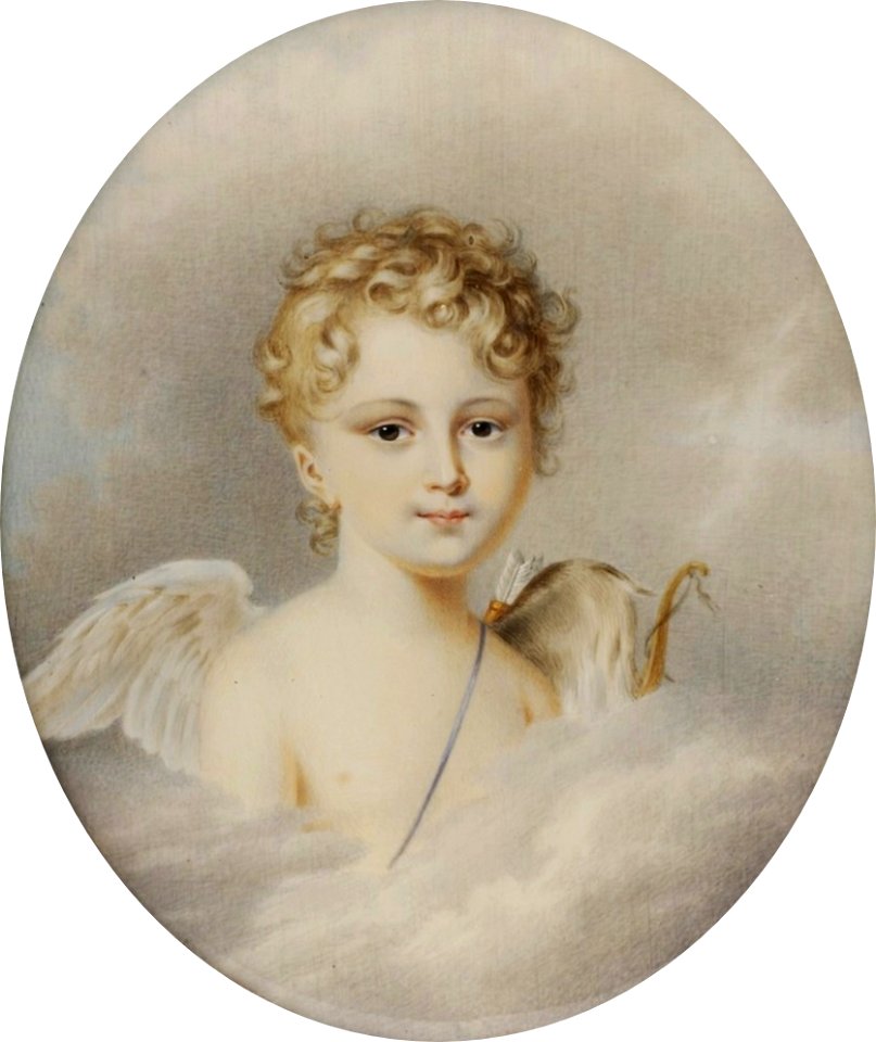 Isabey Izabela Maria Lubomirska as Cupid