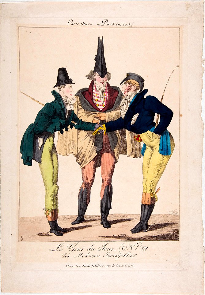 Georges-Jacques Gatine, Caricatures Parisiennes - Le Goût du Jour, No. 21 - The Metropolitan Museum of Art