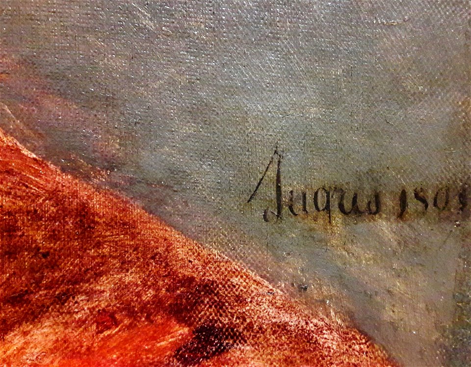 Ingres Academic study of a male torso (detail) 04