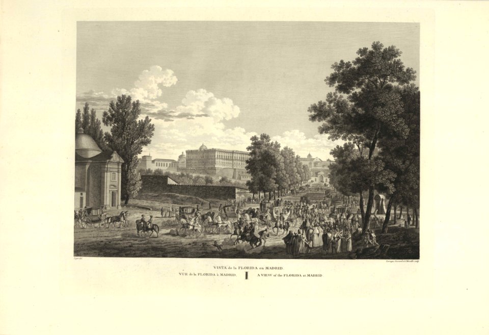 1806-1820, Voyage pittoresque et historique de l'Espagne, tomo II, Vista de la Florida en Madrid