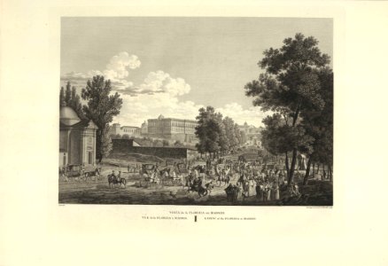1806-1820, Voyage pittoresque et historique de l'Espagne, tomo II, Vista de la Florida en Madrid