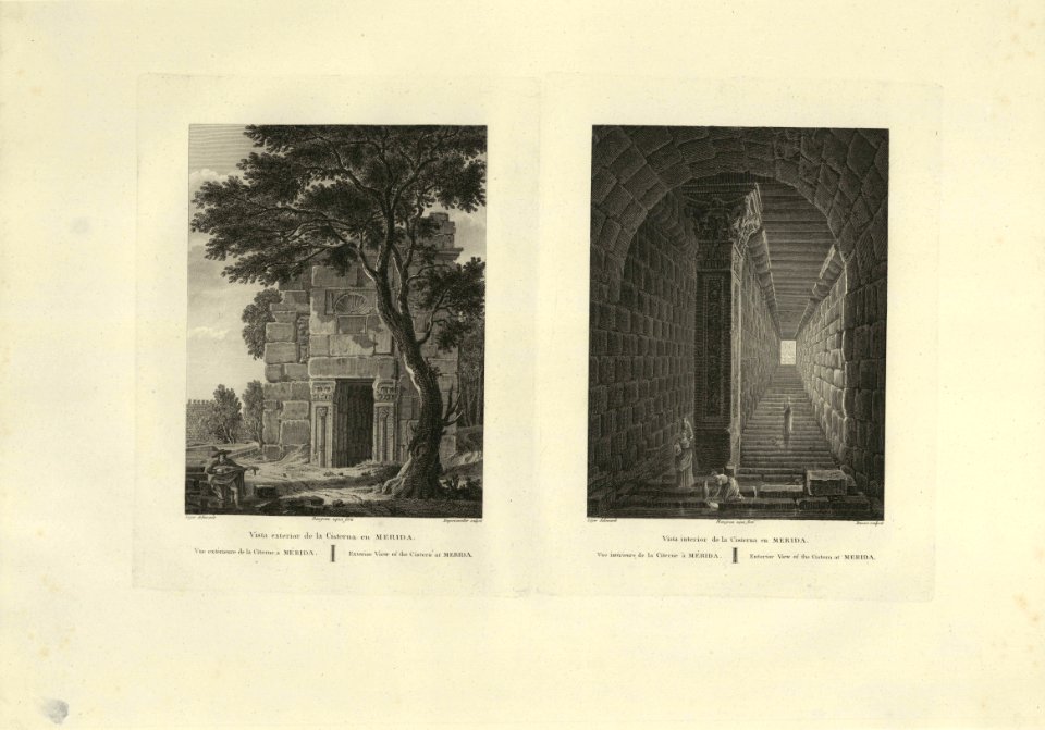 1806-1820, Voyage pittoresque et historique de l'Espagne, tomo I, Cisterna en Mérida