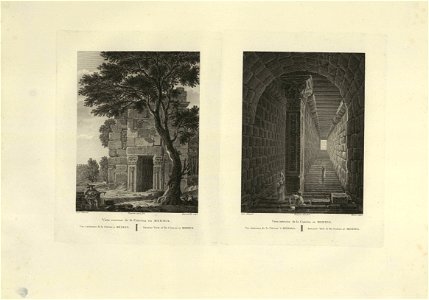 1806-1820, Voyage pittoresque et historique de l'Espagne, tomo I, Cisterna en Mérida