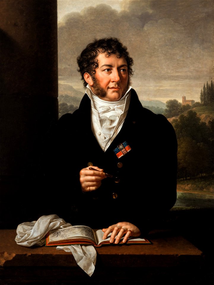 Michał Kleafas Aginski. Міхал Клеафас Агінскі (F. Fabre, 1805)