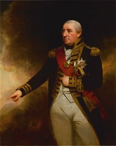 Portrait of Admiral Sir John Thomas Duckworth, 1st Baronet (1748–1817), by William Beechey
