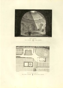 1806-1820, Voyage pittoresque et historique de l'Espagne, tomo I, Baños de Alhange, Plano de los baños de Alhange