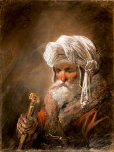 Aleksander Orłowski - Brodaty starzec w turbanie 1808