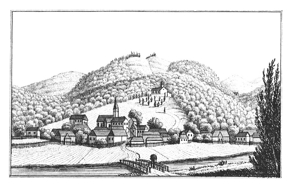 181 Maxau - Jelovci-Makole - J.F.Kaiser Lithografirte Ansichten der Steiermark 1830