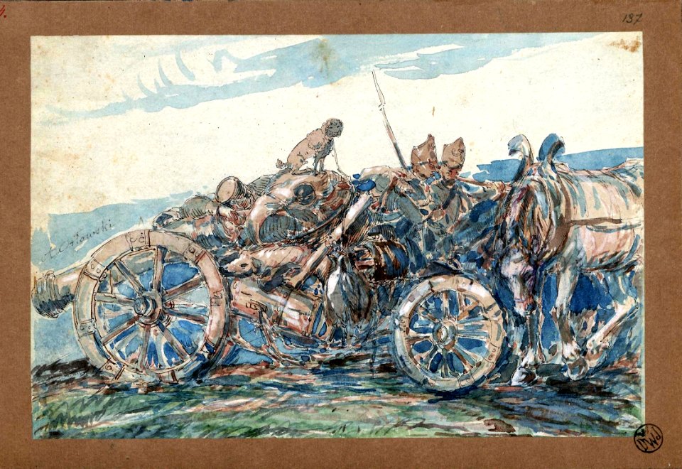 Orłowski Cannon in the camp
