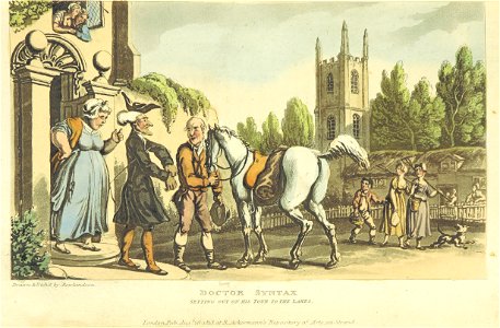SYNTAX(1813) - 01 - Doctor Syntax, Setting out on his Tour to the Lakes