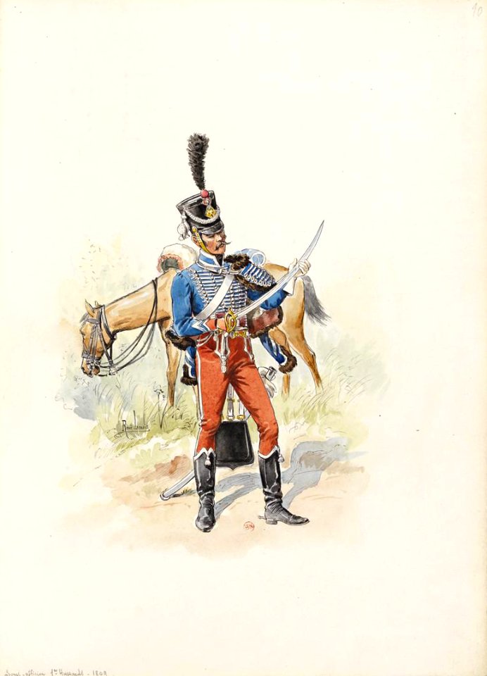 1809 - Sous-Officier du 1er Hussards (10)