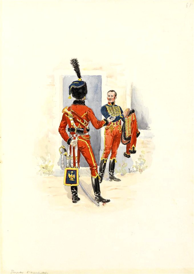 1809 - Trompette du 6e Hussards (61)