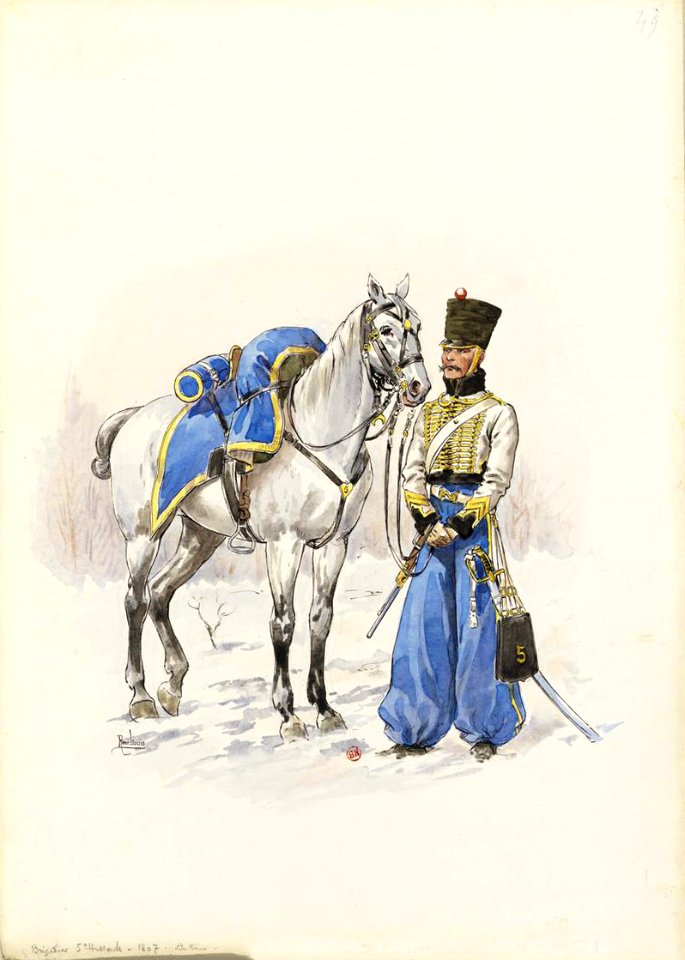 1807 - Brigadier en petite tenue du 5e Hussards (49)