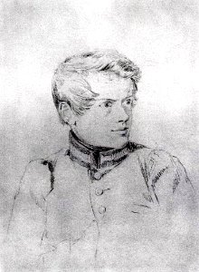 Karl Briullov - self-portrait 1813-16
