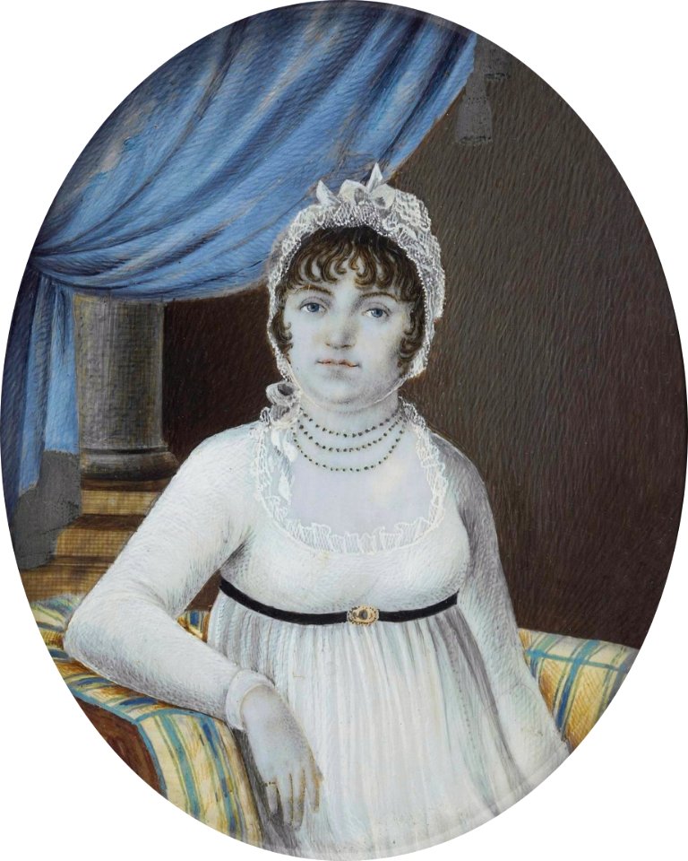 Anonymous A woman sitting in an armchair