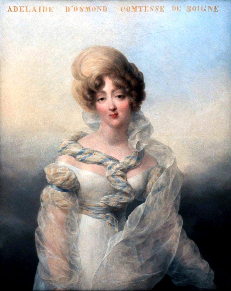 Adélaïde d'Osmond,comtesse de Boigne par Jean-Baptiste Isabey