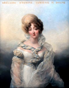 Adélaïde d'Osmond,comtesse de Boigne par Jean-Baptiste Isabey. Free illustration for personal and commercial use.