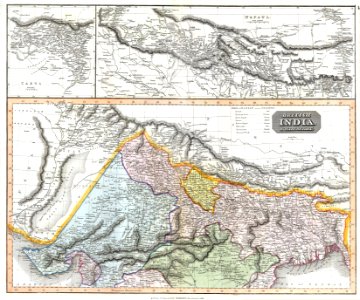 1814 Thomson Map of Northern India and Nepal - Geographicus - IndiaNepal-t-1814