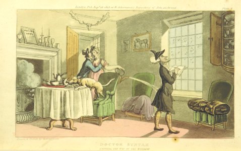 SYNTAX(1813) - 06 - Doctor Syntax, Copying the Wit of the Window