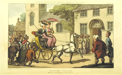 SYNTAX(1813) - 29 - Doctor Syntax, Taking Possession of his Living