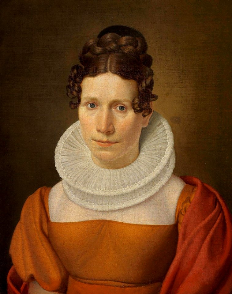 Christoffer Wilhelm Eckersberg - Portræt af Faktor Fjellerups Kone