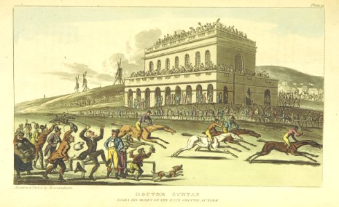SYNTAX(1813) - 12 - Doctor Syntax, Loses his Money on the Race Track at York