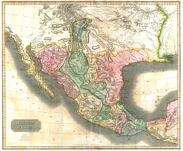 1814 Thomson Map of Mexico and Texas - Geographicus - SpanishNorthAmerica-thomson-1814