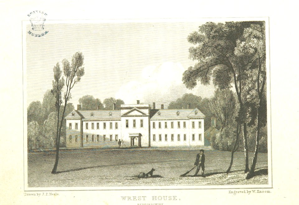 Neale(1818) p1.070 - Wrest House, Bedfordshire